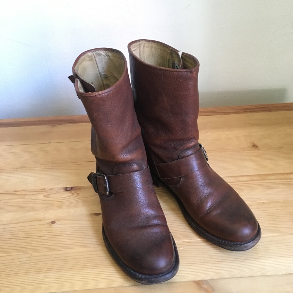 Frye Jenna Engineer Boot Size 7